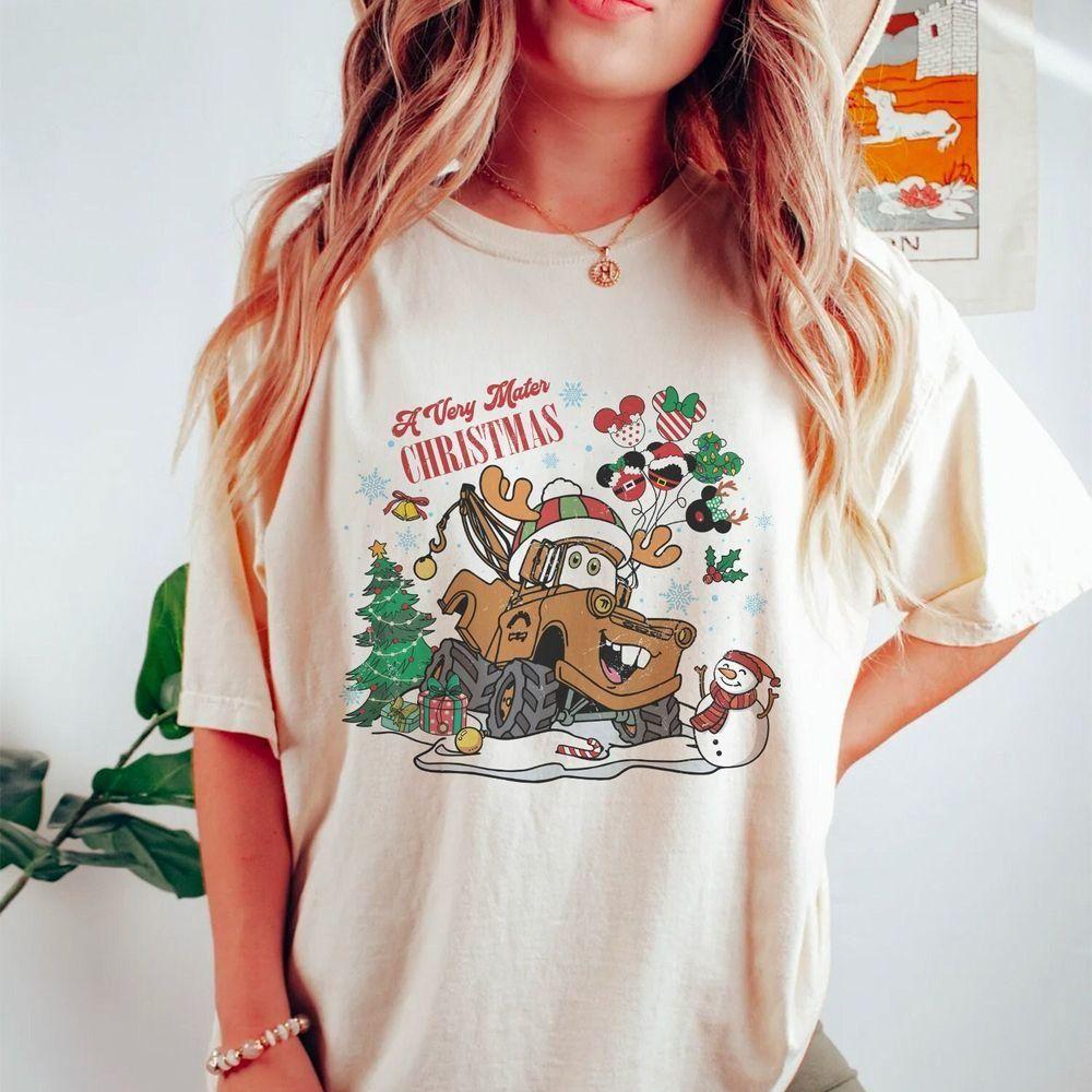 Vintage Retro Disney Cars A Very Mater Christmas Vuitino Merch Vintage Retro Disney Cars A Very Mater Christmas Vuitino Merch